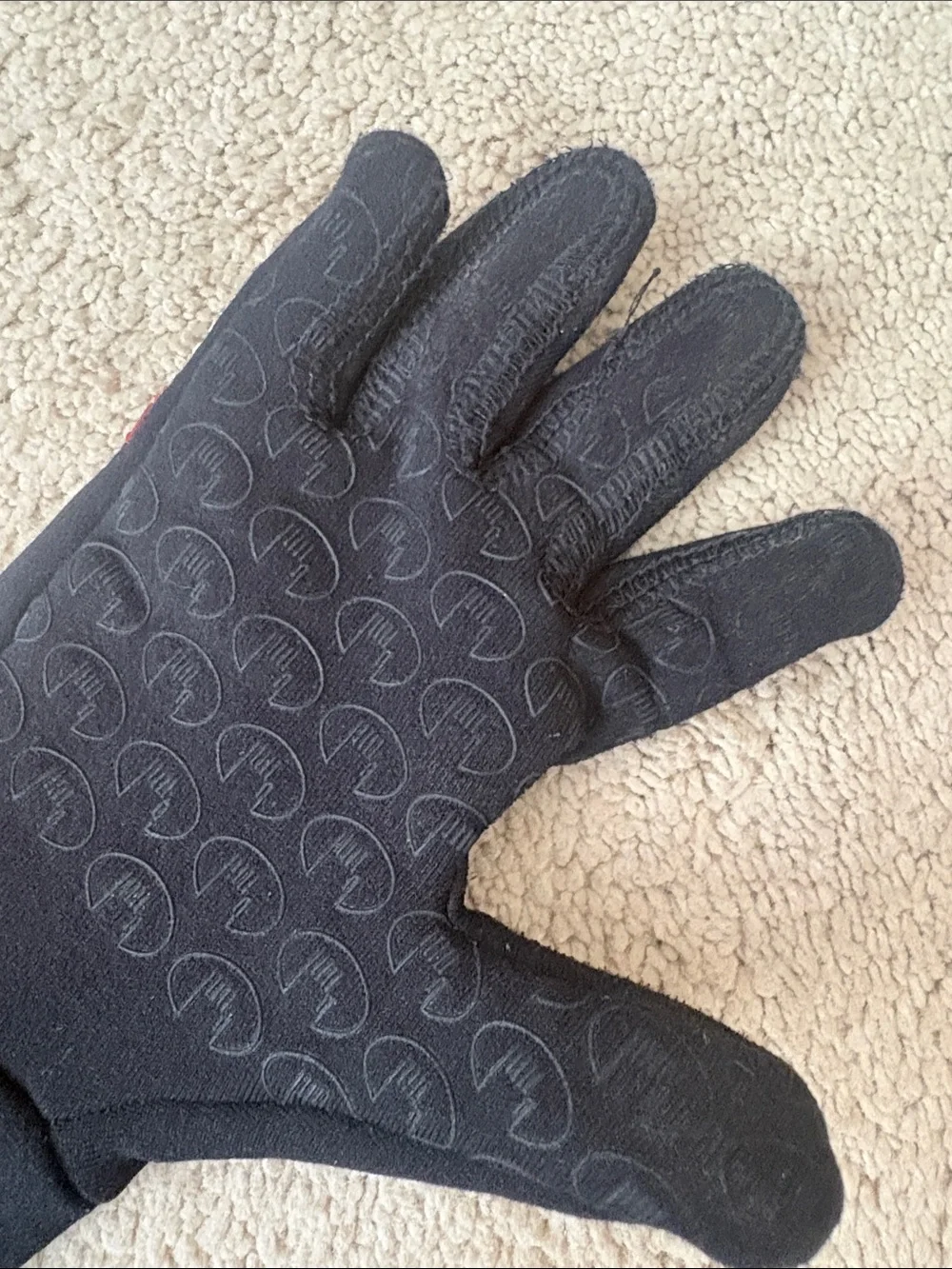 Kids Black Roeckl Winter Riding Gloves